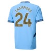 Original Fußballtrikot Manchester City Champions 24 Heimtrikot 2024-25 Für Herren